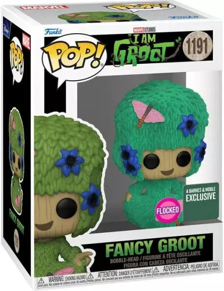 Funko POP! Marvel: I Am Groot, Fancy Groot FL Vinyl Figure T+