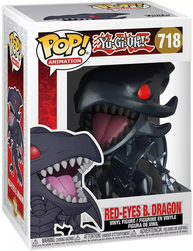 Load image into Gallery viewer, Funko POP! Animation: Yu-Gi-Oh! - Red-Eyes B. Dragon Vinyl Figure
