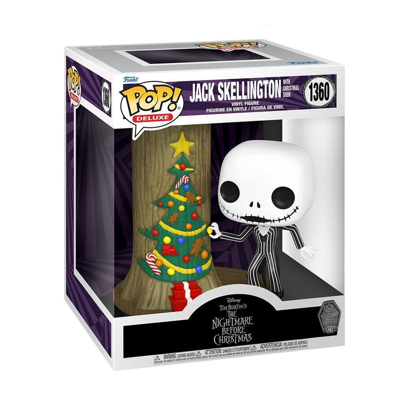 Chargez l&#39;image dans la visionneuse de la galerie, Funko POP! Deluxe : L&#39;Étrange Noël de monsieur Jack - Figurine en vinyle de la porte de la ville de Noël de Jack Skellington
