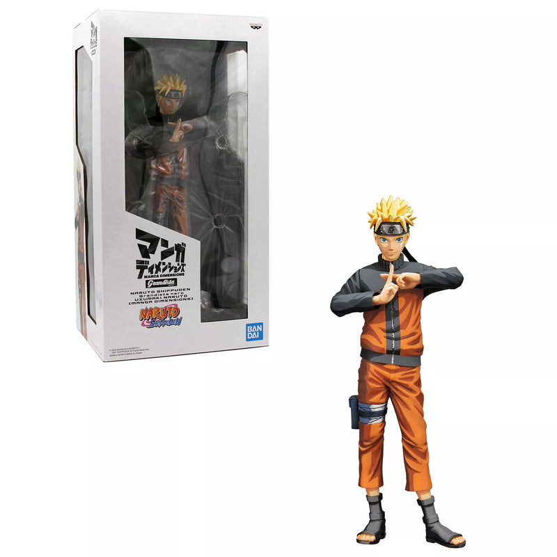 NARUTO SHIPPUDEN Figurine Naruto Uzumaki Grandista Nero Manga Dimensions Banpresto 4983164184068 NARUTO SHIPPUDEN Figurine Naruto Uzumaki Grandista Nero Manga Dimensions Banpresto 4983164184068