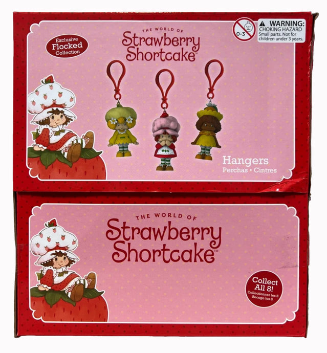 U.C.C. Distributing Strawberry Shortcake - Flocked Strawberry Shortcake 1pc 3D Figure Bag Clip Blind Bag