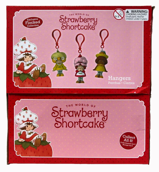 U.C.C. Distributing Strawberry Shortcake - Flocked Strawberry Shortcake 1pc 3D Figure Bag Clip Blind Bag