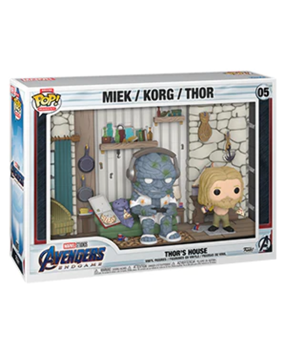 Funko Pop! Moments Deluxe : Marvel - Figurine en vinyle La Maison de Thor 