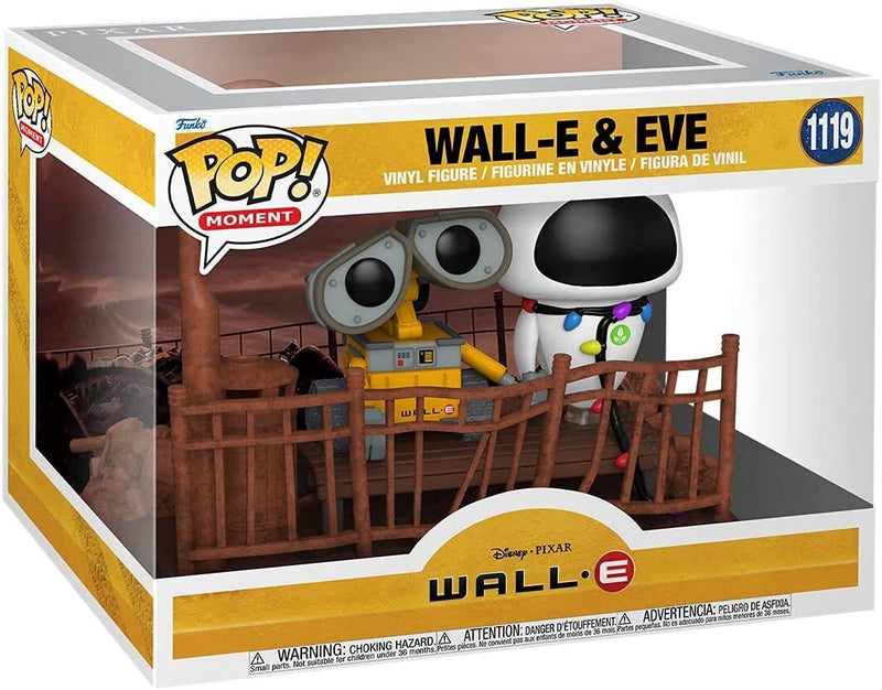 Funko POP: Moment Wall-E- Wall-E Eve Vinyl Figure