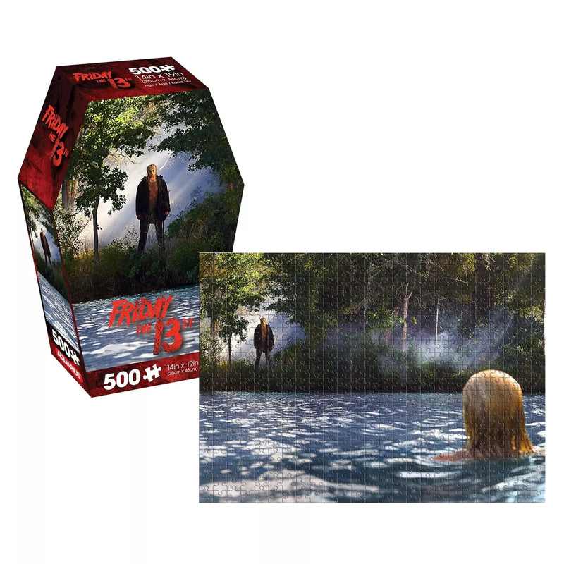 Cargue la imagen en el visor de la galería, Horror Characters - Coffin Box - 500 Piece Jigsaw Puzzle
