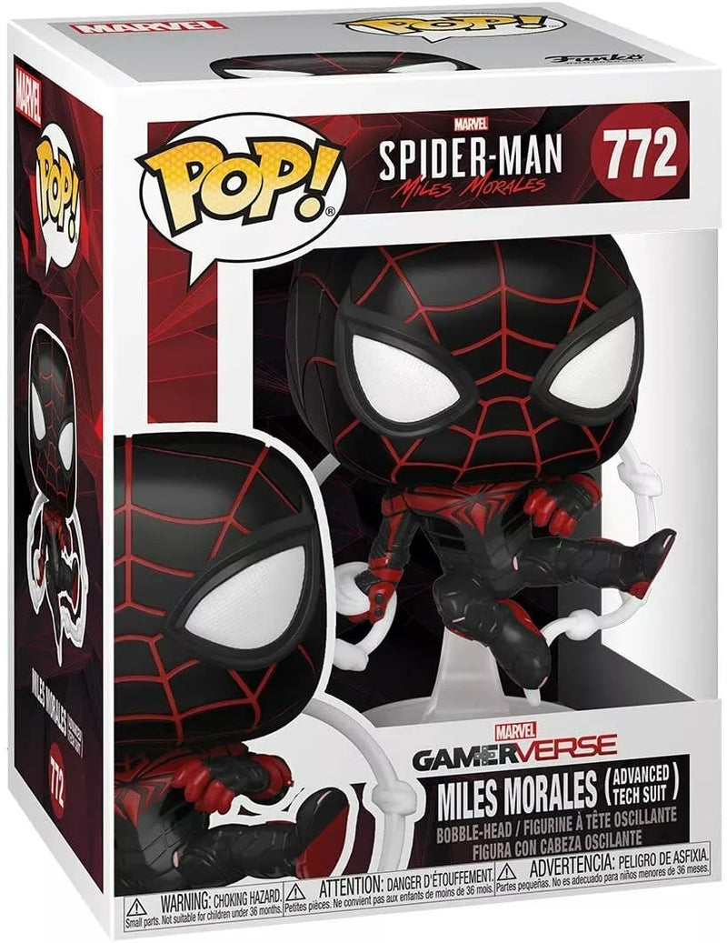 Chargez l&#39;image dans la visionneuse de la galerie, Funko POP! Marvel: Game Spider-Man - Miles Morales Advance Tech Suit Vinyl FIgure
