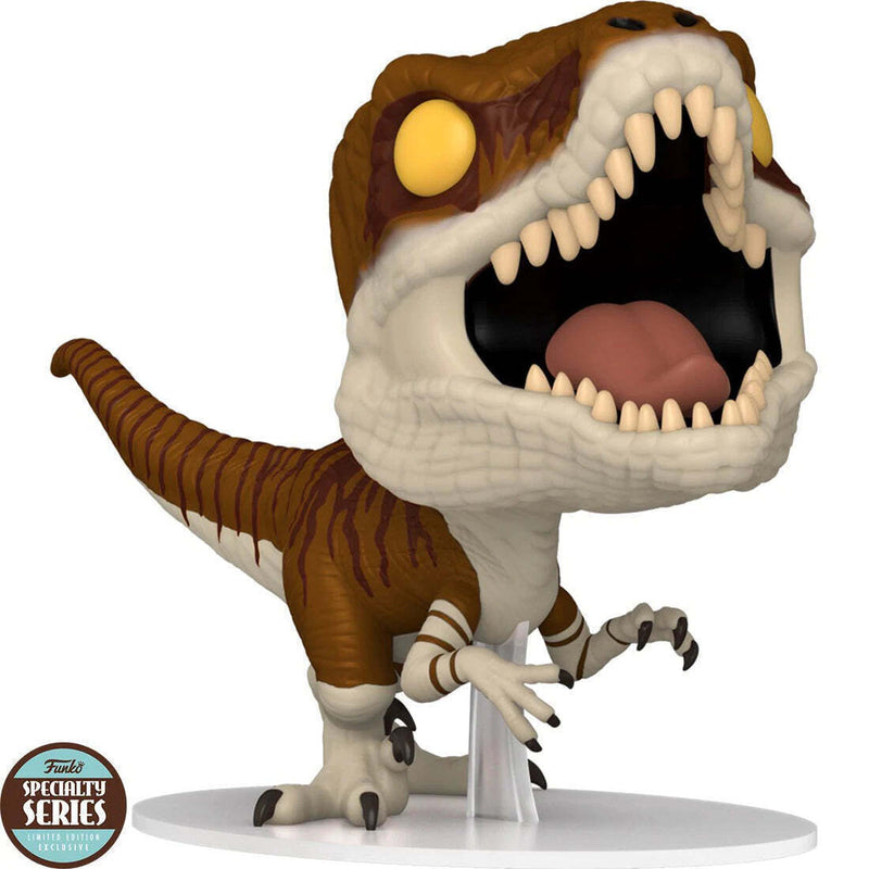 Chargez l&#39;image dans la visionneuse de la galerie, Funko POP! Movies: Jurassic World 3 - Dominion Atrociraptor Tiger Specialty Series Vinyl Figure T+
