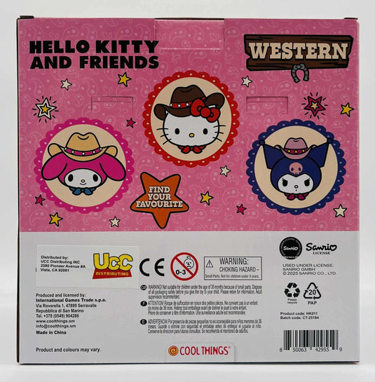 U.C.C. Distributing Hello Kitty And Friends - Western 1Pc Blind Capsule