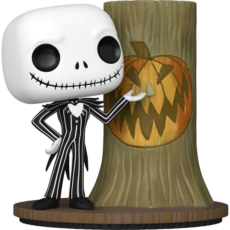 ¡Funko POP! Deluxe: Pesadilla antes de Navidad - Figura de vinilo para puerta de Halloween de Jack Skellington