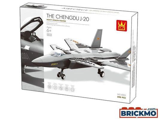Wange Bricks: J20 Heavy Stealth Fighter Aircraft Brick Toy