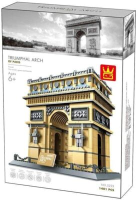 Cargue la imagen en el visor de la galería, Wange Bricks: Triumphal Arch of Paris Building Brick
