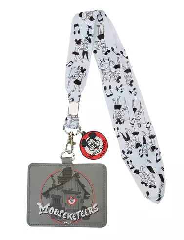 Loungefly Disney - 100th  Mickey Mouse Club Lanyard with Card Holder