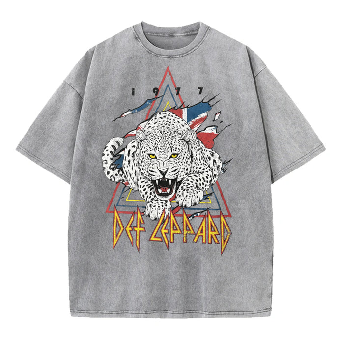 Def Leppard - Animal Distressed T Shirt