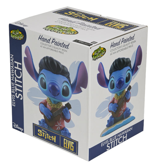 Disney Lilo and Stitch - Blue Hawaiian Elvis Stitch Head Knocker Bobble Head