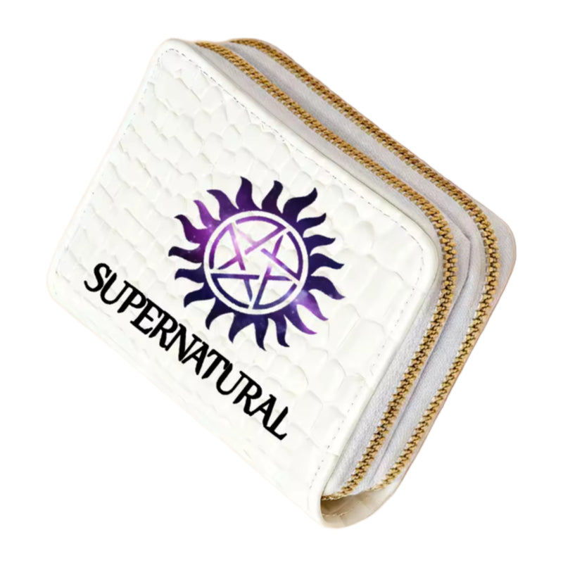 Load image into Gallery viewer, Supernatural - Double Zipper Wallet
