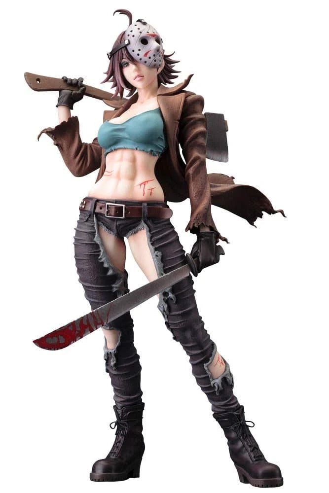 Load image into Gallery viewer, Kotobukiya Freddy vs Jason Jason Voorhees BISHOUJO Statue 2nd Edition
