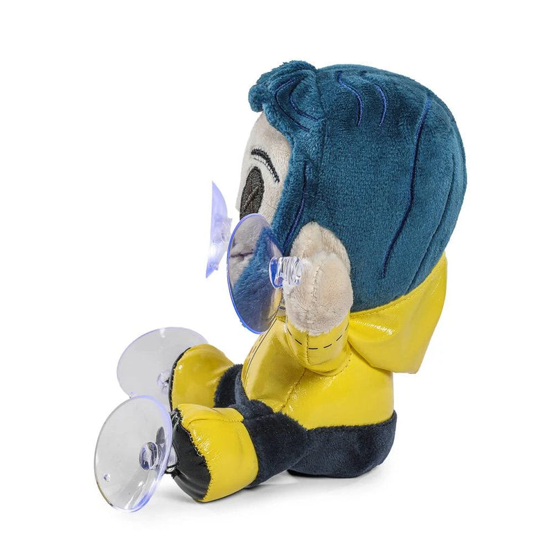 Load image into Gallery viewer, Coraline Button-Eyed Coraline Plush Window Clinger
