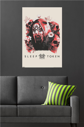 Load image into Gallery viewer, Trends International Sleep Token - Skulls And Flowers Poster
