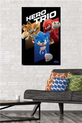 Trends International Sonic the Hedgehog 3 - Hero Trio Wall Poster