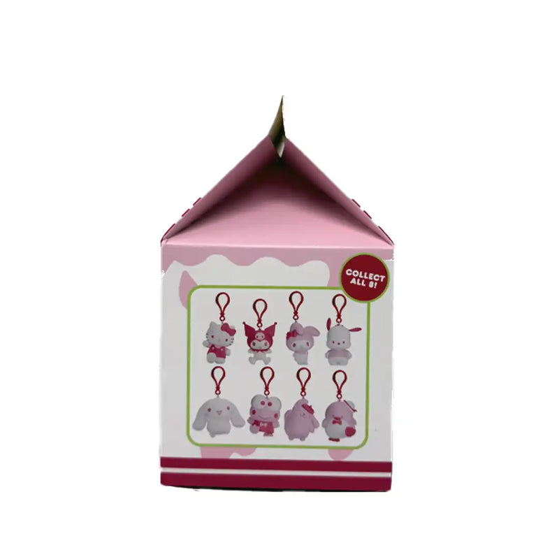 Chargez l'image dans la visionneuse de la galerie, Sanrio Hello Kitty &amp; Friends - Strawberry Milk Flocked 1pc Hangers Blind Box
