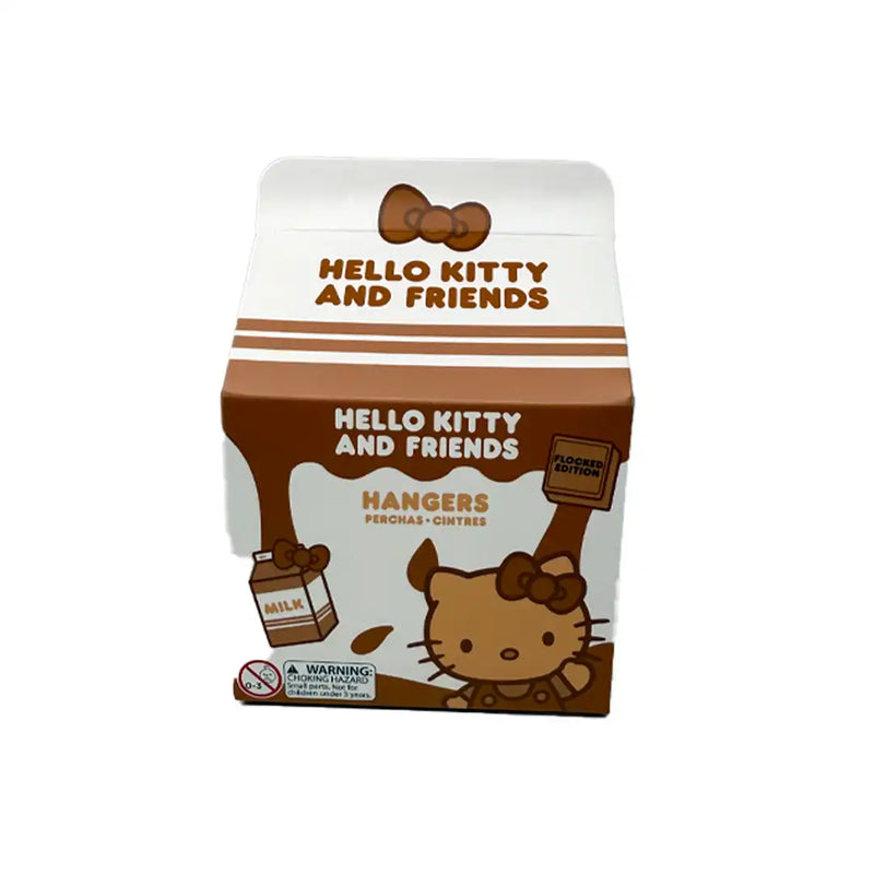 Load image into Gallery viewer, Sanrio Hello Kitty &amp; Friends - Chocolate Milk Flocked 1pc Hangers Blind Box
