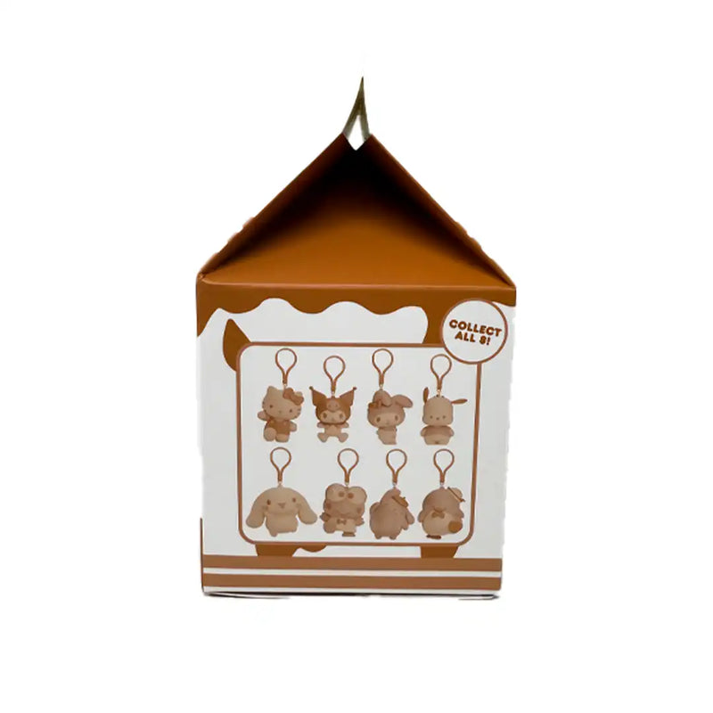 Load image into Gallery viewer, Sanrio Hello Kitty &amp; Friends - Chocolate Milk Flocked 1pc Hangers Blind Box
