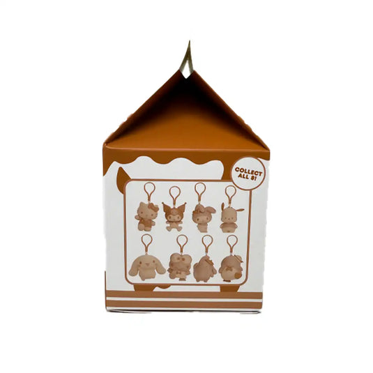 Sanrio Hello Kitty & Friends - Chocolate Milk Flocked 1pc Hangers Blind Box