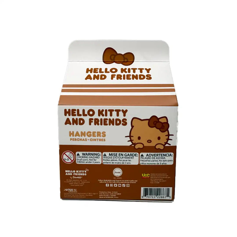 Load image into Gallery viewer, Sanrio Hello Kitty &amp; Friends - Chocolate Milk Flocked 1pc Hangers Blind Box
