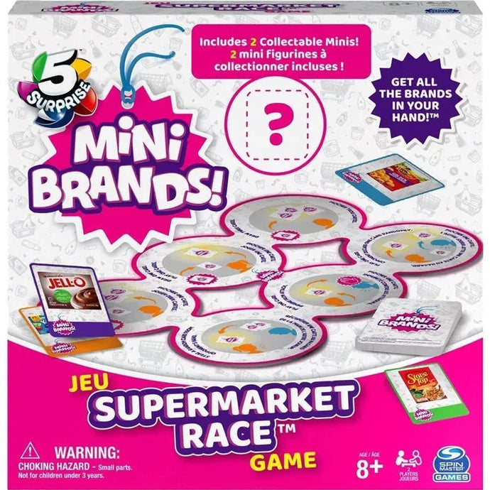 Mini Brands - Supermarket Race Game Board Game