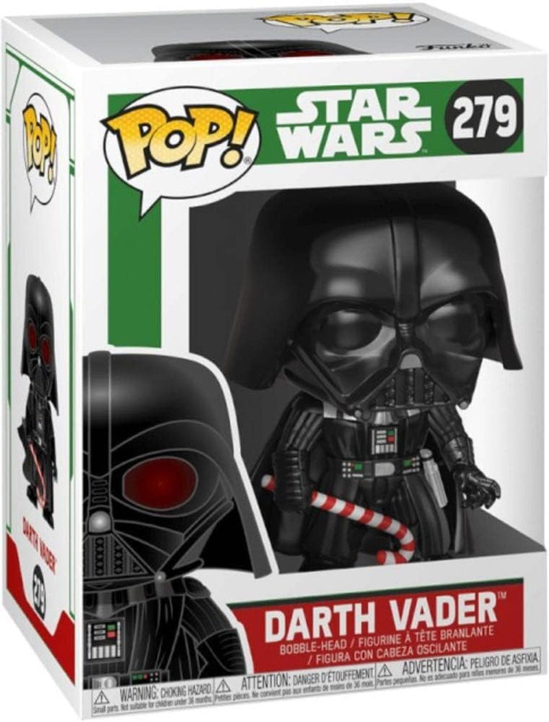 Load image into Gallery viewer, Funko POP! Star Wars: Holiday - Darth Vader with Candy Cane W/Chase Vinyl Figure
