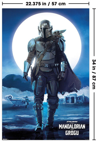 Trends International Star Wars - The Mandalorian And Grogu (2026) Desert Moon Wall Poster