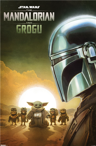 Cargue la imagen en el visor de la galería, Trends International Star Wars - The Mandalorian And Grogu (2026) Group Profile Wall Poster
