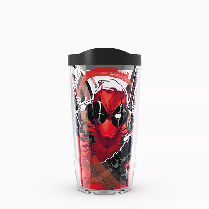 Marvel Comics: Deadpool - Deadpool Iconic Tumbler with Wrap and Travel Lid