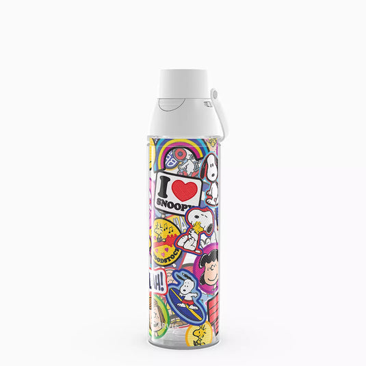 Peanuts - Sticker Collage Water Bottle Tumbler