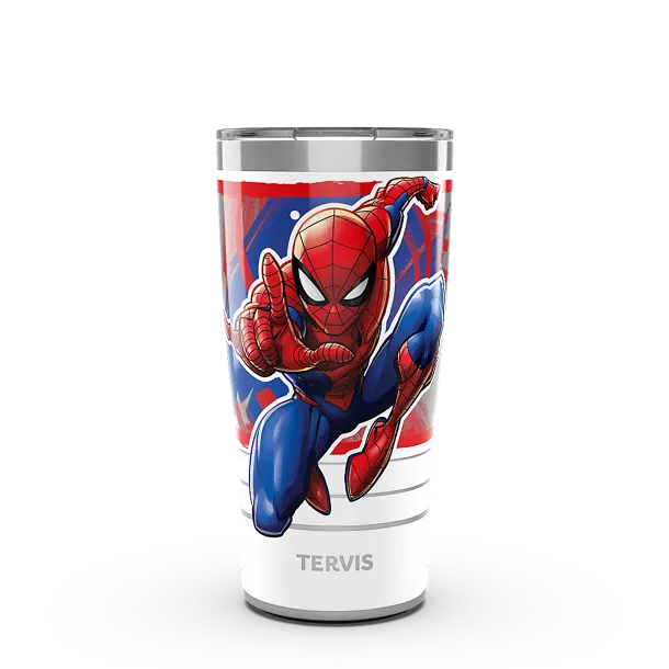 Chargez l&#39;image dans la visionneuse de la galerie, Marvel - Spider-Man Iconic - Stainless Steel Tumbler with Slider Lid
