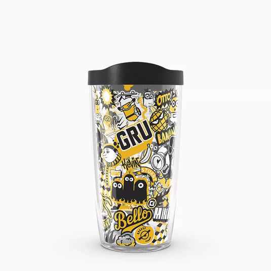 Minions - Yellow Stickers Plastic Tumbler