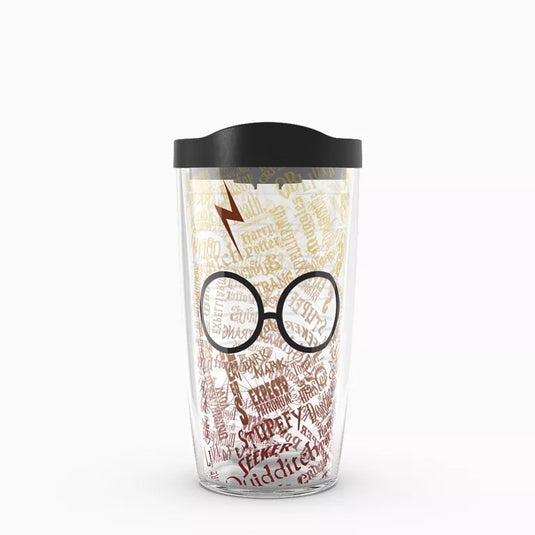 Harry Potter™ - Glasses and Scar Tumbler With Travel Lid