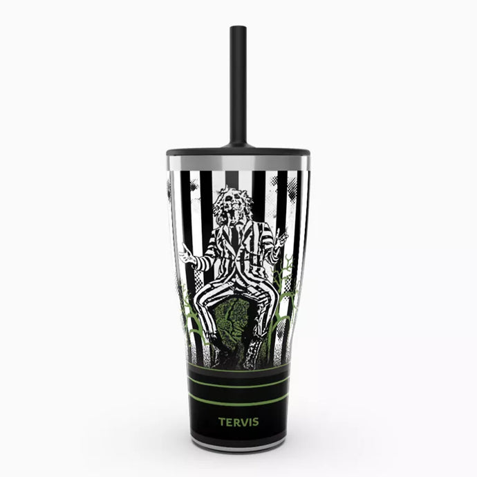 Beetlejuice - Beetlejuice Beetlejuice 30 Oz Stainless Steel Tumbler with Straw Lid