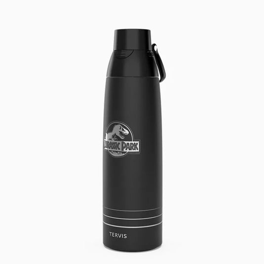 Jurassic Park - Logo Engraved on Onyx Stainless Steel Tumbler