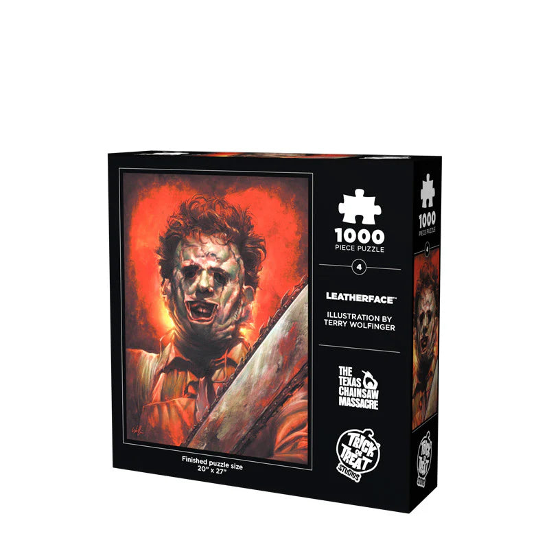 Cargue la imagen en el visor de la galería, Trick or Treat Studios: The Texas Chainsaw Massacre 1974 - Leatherface 1000 Piece Jigsaw Puzzle
