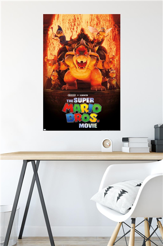 The Super Mario Bros. Movie - Bowser's World Key Art Poster
