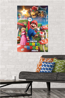 Le film Super Mario Bros. - Affiche d'art clé du Royaume Champignon