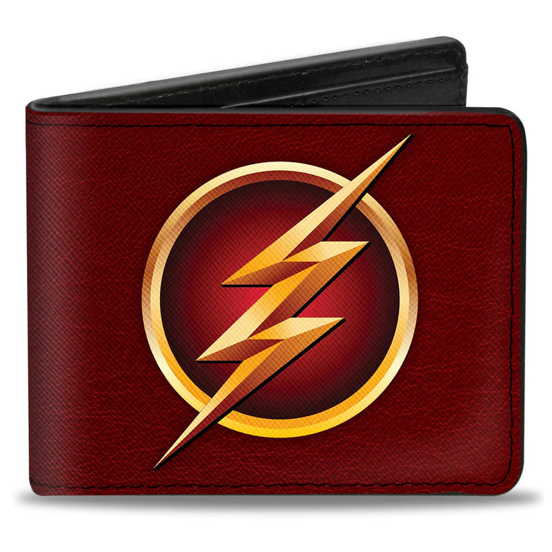 Chargez l&#39;image dans la visionneuse de la galerie, DC Comics: The Flash Logo Bi-fold Men&#39;s Wallet
