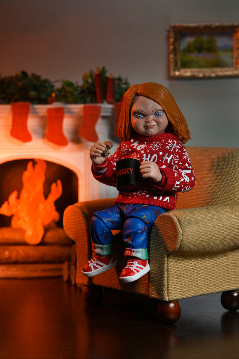 Load image into Gallery viewer, Chucky TV Series - Ultimate Chucky Holiday Edition 7″ Scale Figure
