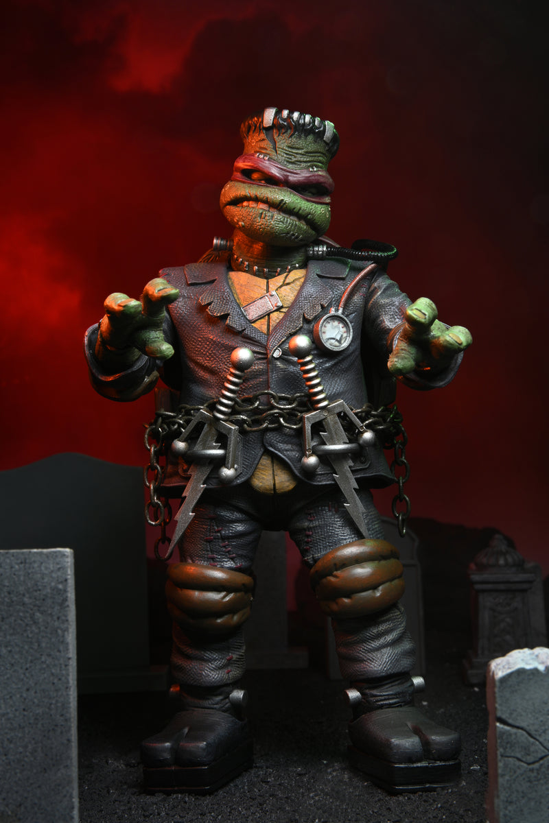 Load image into Gallery viewer, Teenage Mutant Ninja Turtles - Ultimate Raphael As Frankenstein's Monster  7'' Scale Action Figure
