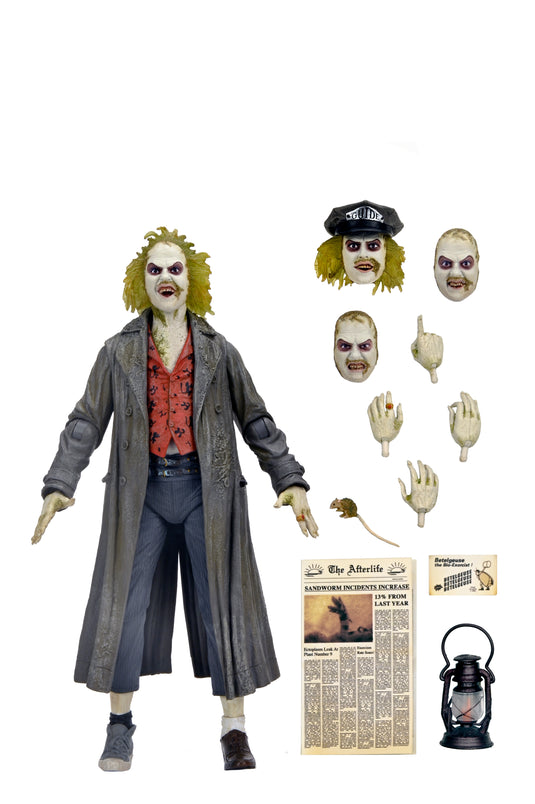 Neca Beetlejuice 1988 - Ultimate Beetlejuice The Bio-Exorcist' Tour Guide 7″  Scale Action Figure