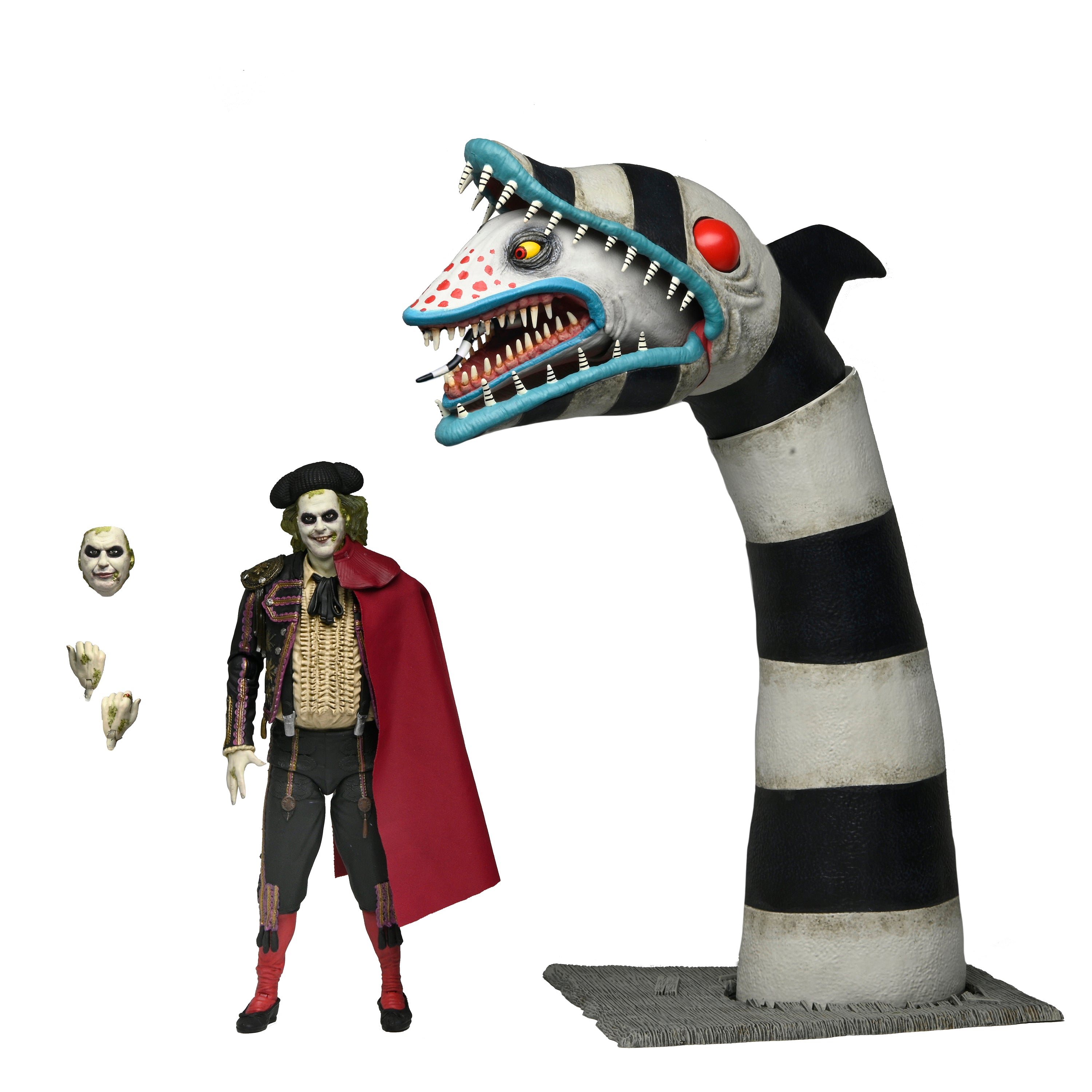 Neca Beetlejuice II - Ultimate Matador Beetlejuice And Sandworm 7″ Sca ...