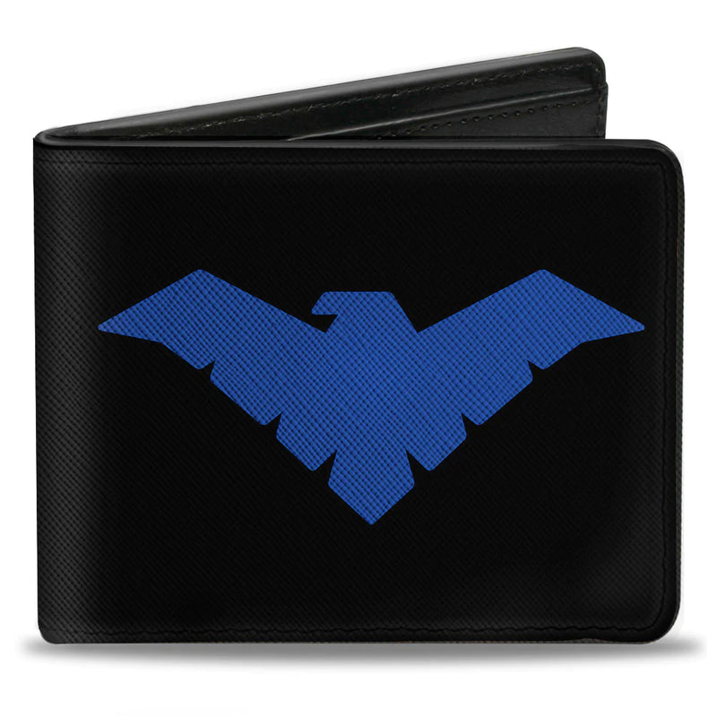 Chargez l&#39;image dans la visionneuse de la galerie, DC Comics: Nightwing Logo  Bi-fold Men&#39;s Wallet
