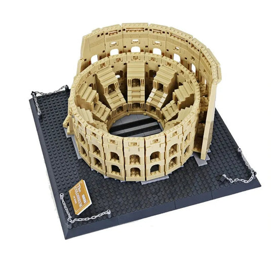 Wange Bricks: MOC Architecture Italy Rome Colosseum Brick Toy Figure