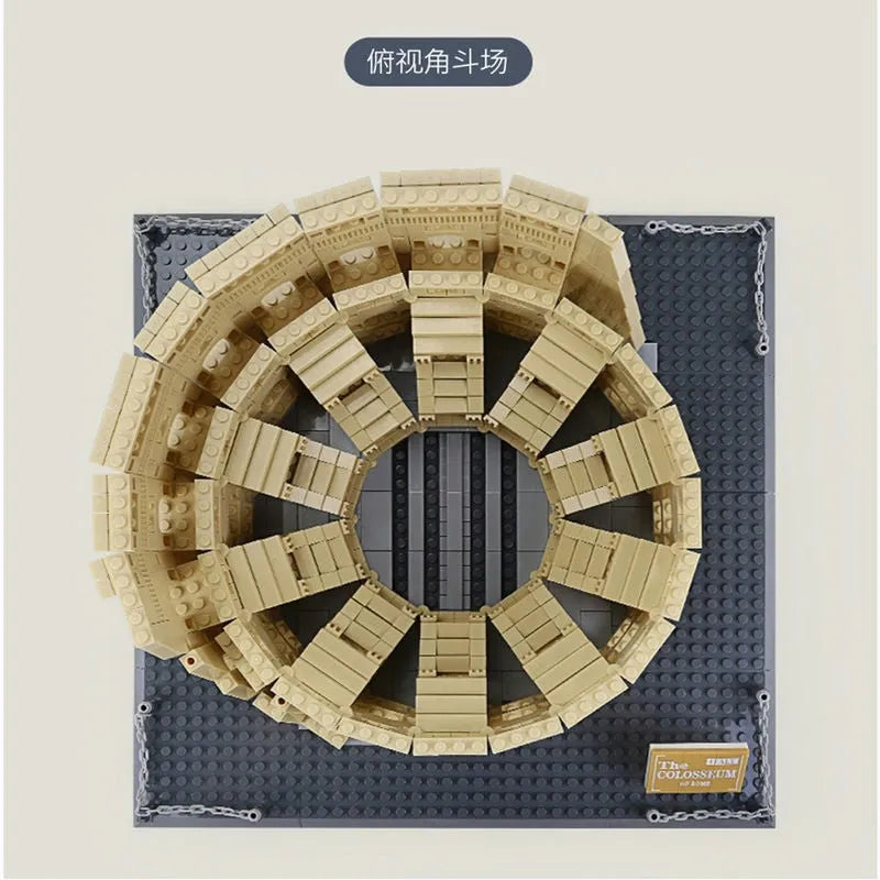 Chargez l&#39;image dans la visionneuse de la galerie, Wange Bricks: MOC Architecture Italy Rome Colosseum Brick Toy Figure
